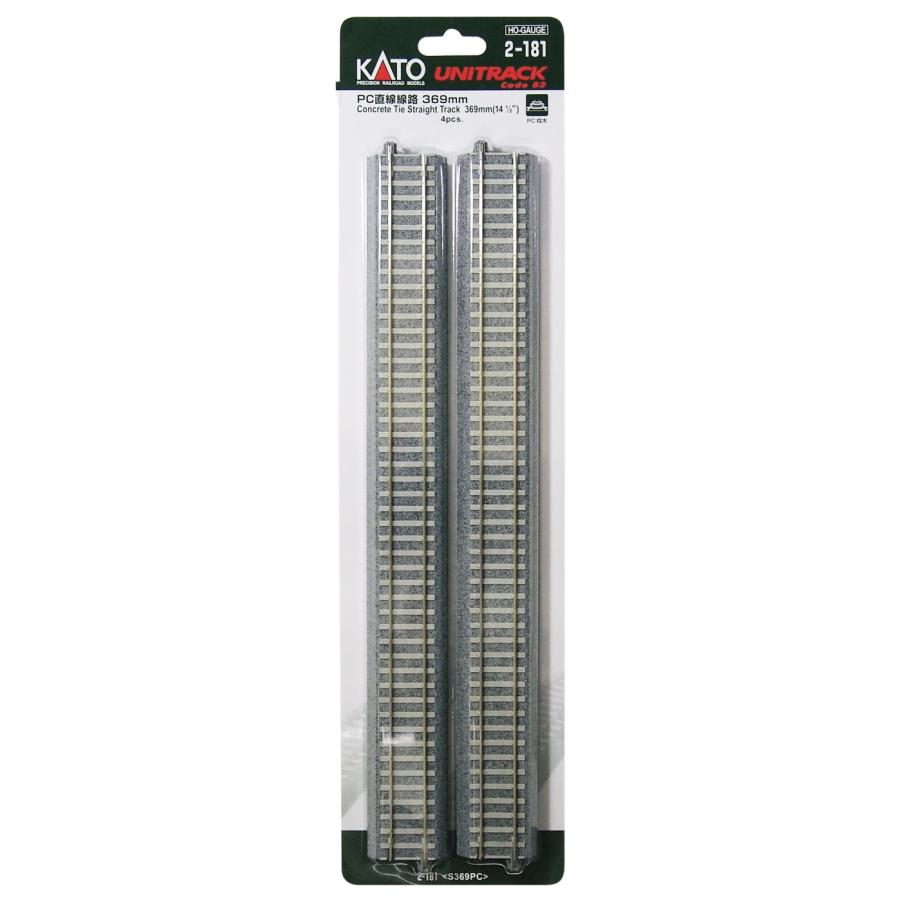 KATO HOゲージ PC直線線路 369mm 4本入 2-181 鉄道模型用品 : Shining