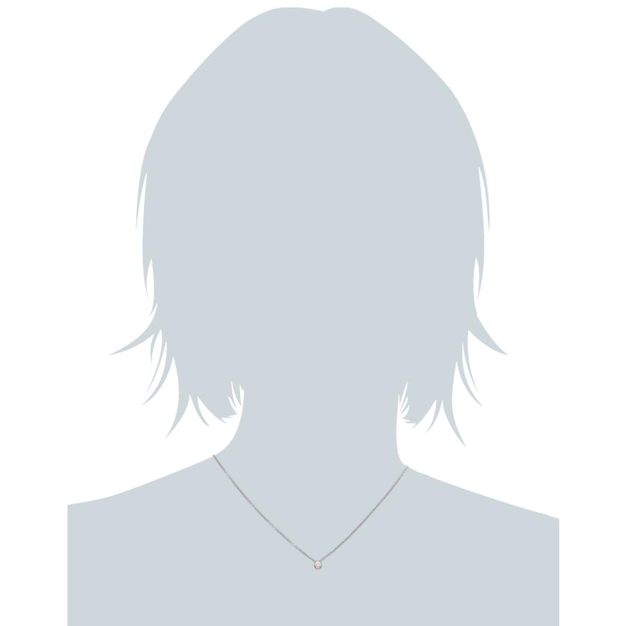 0.1ctフクリンK10YGダイヤモンドプチネックレス : Shining Today 