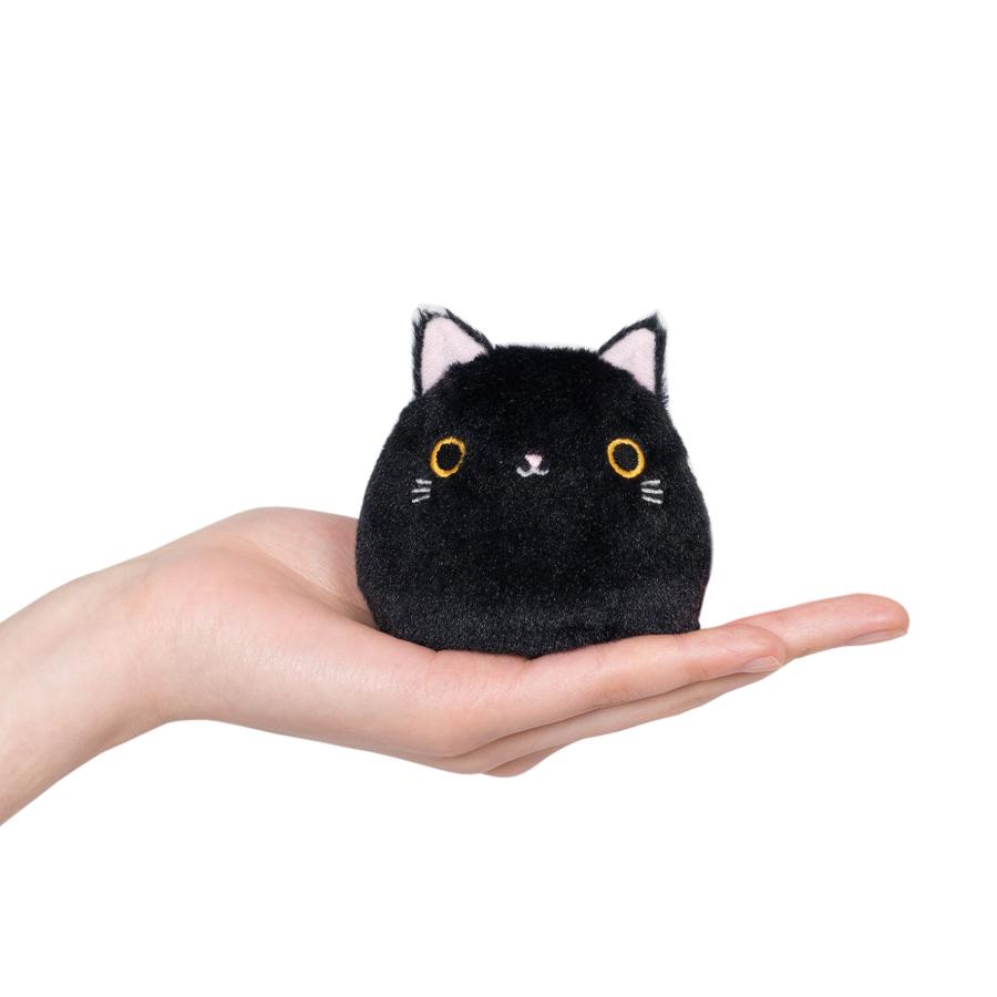 三英貿易 オリジナル ぬいぐるみ ねこだんご くろ W7.5×D6×H7cm