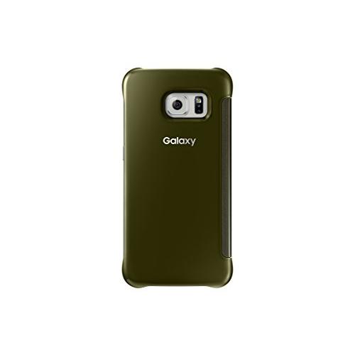 Galaxy S6 edge用 Clear View Cover ゴールド EF-ZG925BFEGJP｜shiningtoday｜02