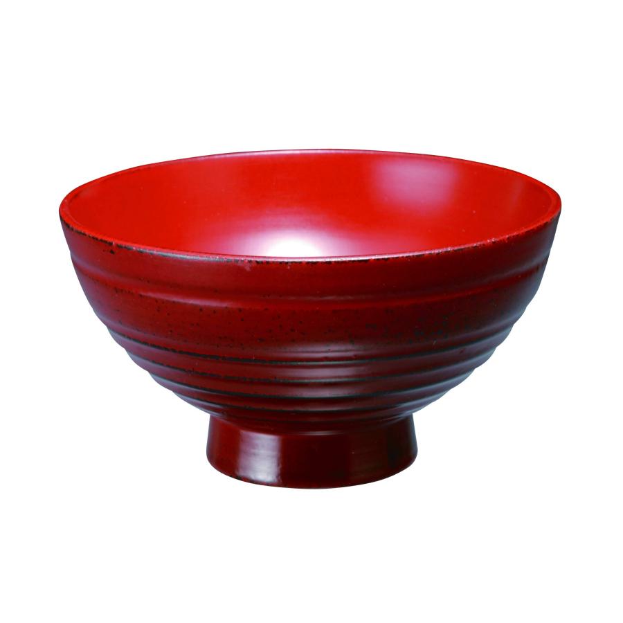 紀州のぬりもの うるし 飯椀 朱 根来塗り 22-66-1A 漆 日本製 木製