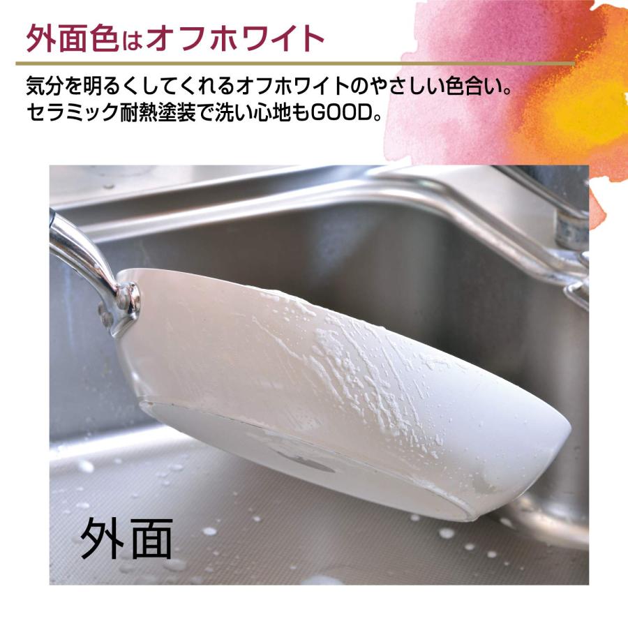 北陸アルミ 片手鍋 18cm [IH対応] 軽量 強化ガラス蓋付 プレール テフロン加工 日本製