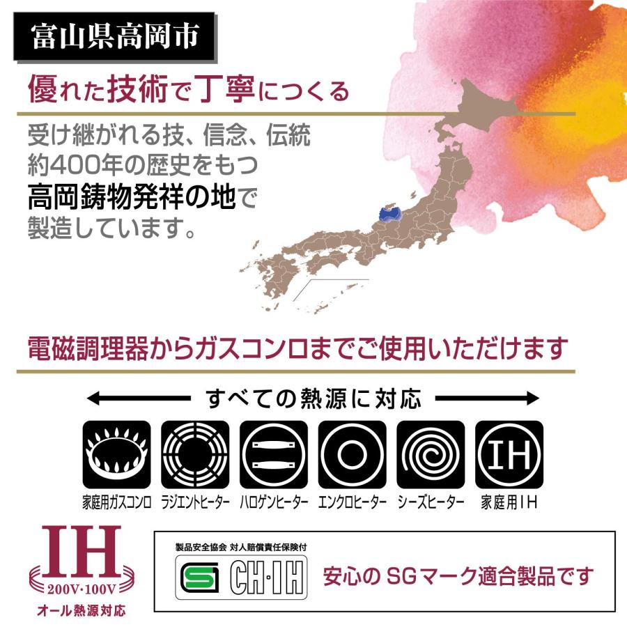 北陸アルミ 片手鍋 18cm [IH対応] 軽量 強化ガラス蓋付 プレール テフロン加工 日本製