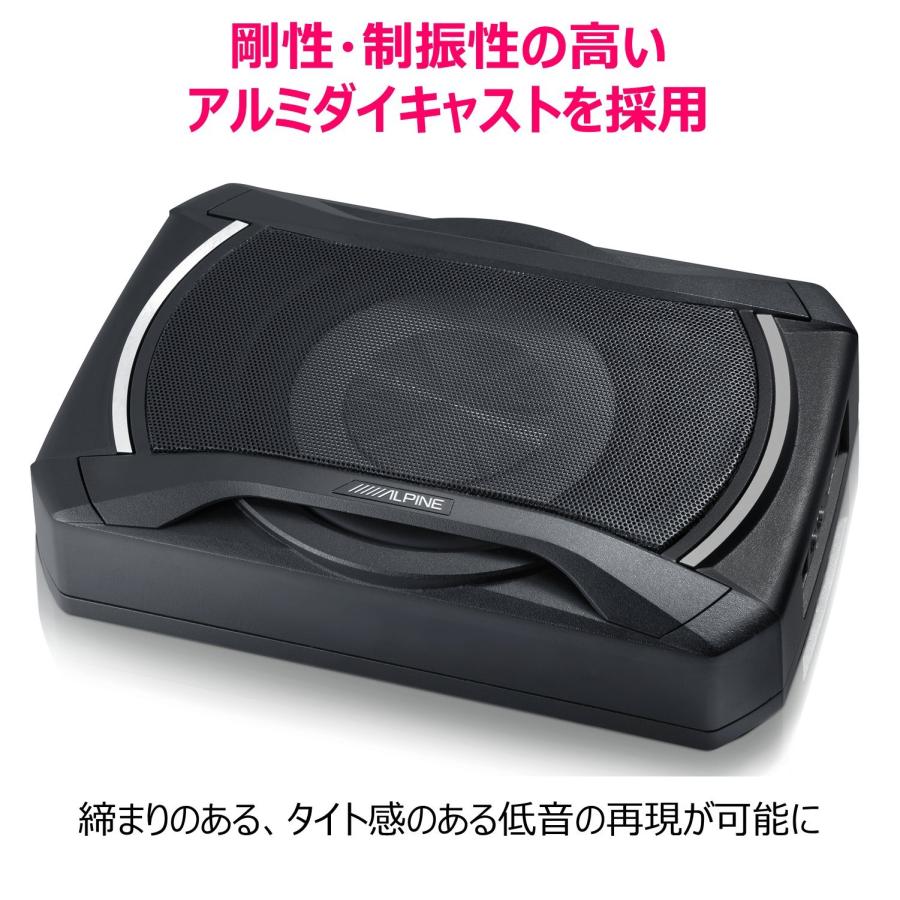 ALPINE アルパイン SWE-1080 パワードサブウーファー　動作確認済み Amazon.co.jp: アルパイン(ALPINE) パワードサブウーファー 20cm