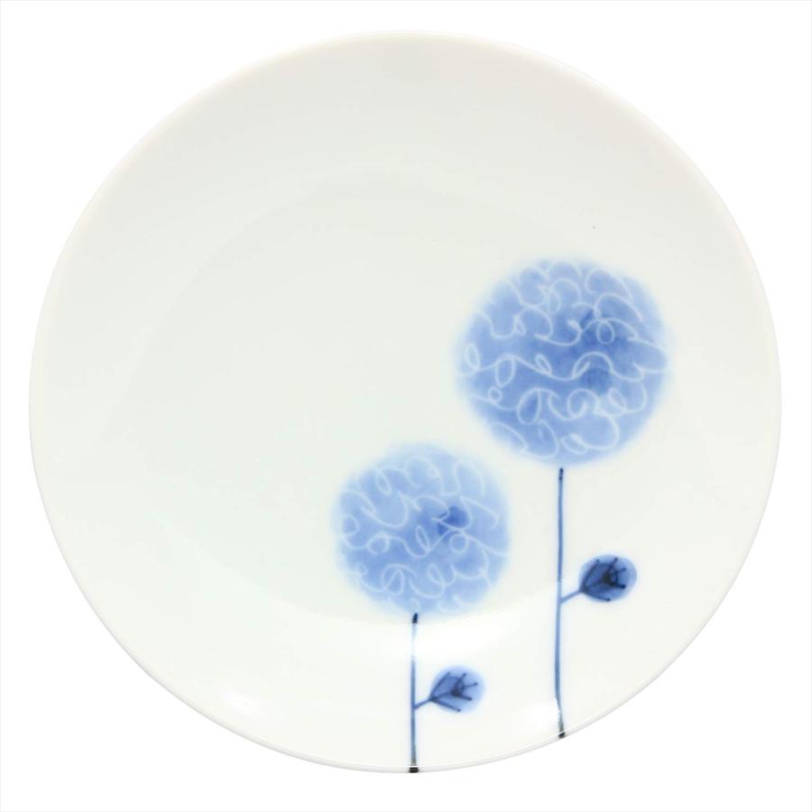 浜陶 波佐見焼 和山窯 flowers 小皿 約10.5cm フラワーボール柄 385889