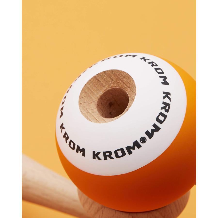 KROM Kendama けん玉 POP クロム ポップ 16センチ オレンジ : Shining