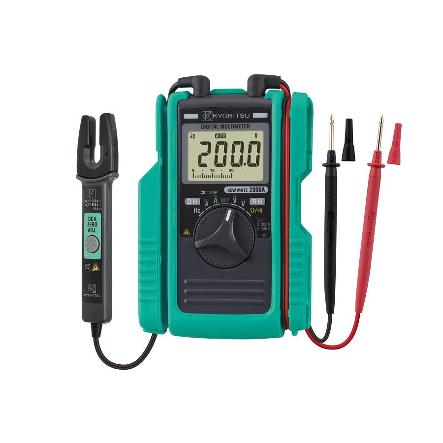 AAZV 共立明かり表示計器 (KYORITSU) 60A AC/DCクランプ付デジタルマルチメータ KEWMATE 2000A
