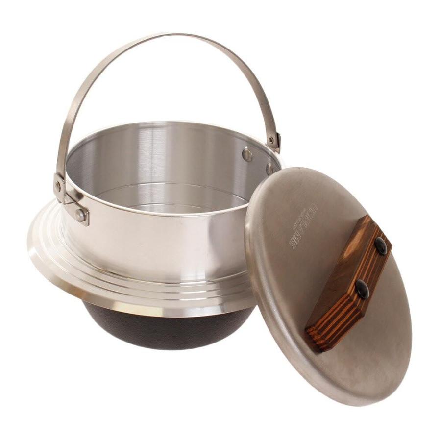 ＜未使用 限定品＞ ユニフレーム・キャンプ羽釜 3合「フッ素加工モデル」 未使用 限定品＞ ユニフレーム・キャンプ羽釜 3合「フッ素加工