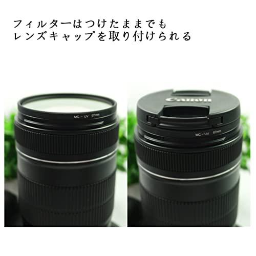 62mm レンズフィルター MC UV レンズ保護フィルター 多層加工 薄枠 撥水防汚紫外線吸収用 各メーカー対応 (62mm)｜shiningtoday｜06