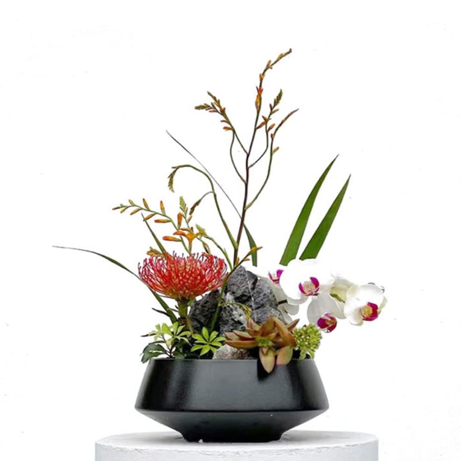 花器 水盤 生け花用花器 高さ8CM1個入りフラワーベース生け花陶器花
