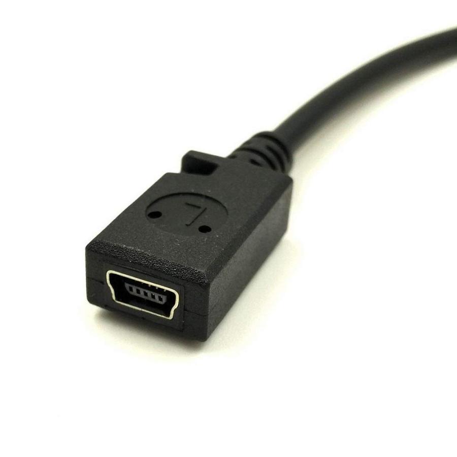 USB 3.1 Type C 延長ケーブル、タイプ-C to Mini 5pin オスにメス、90度 L字型角度変換 延長ケーブル USB2.0 Ty｜shiningtoday｜03