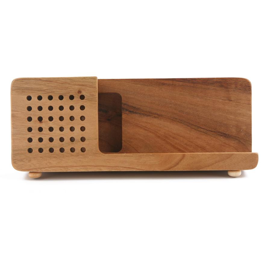 Boumbi香りのよい樟脳木製スピーカースタンド 電源不要 (Modern H 22x8