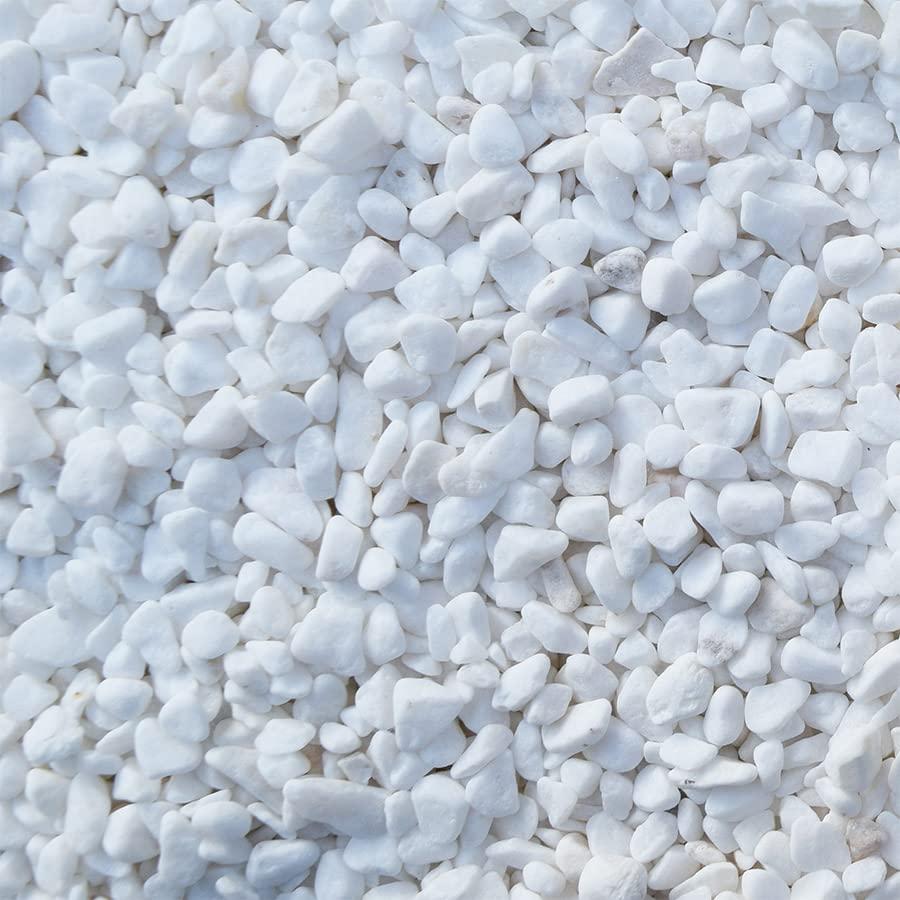 高級玉砂利 1分（3mm〜5mm）800g 白玉石 砂利 砕石 玉石 玉砂利 庭石