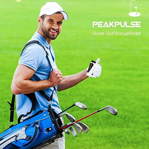 peakpulse ゴルフ 距離計 ゴルフ用 距離測定器 光学6倍望遠 660yd対応 