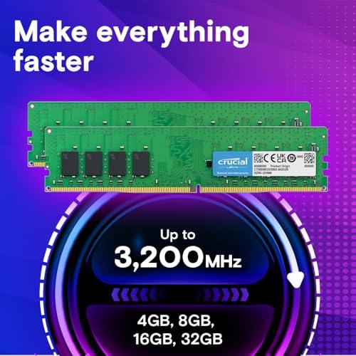 Crucial デスクトップ用増設メモリ 16GB(16GBx1枚) DDR4 3200MT/s(PC4