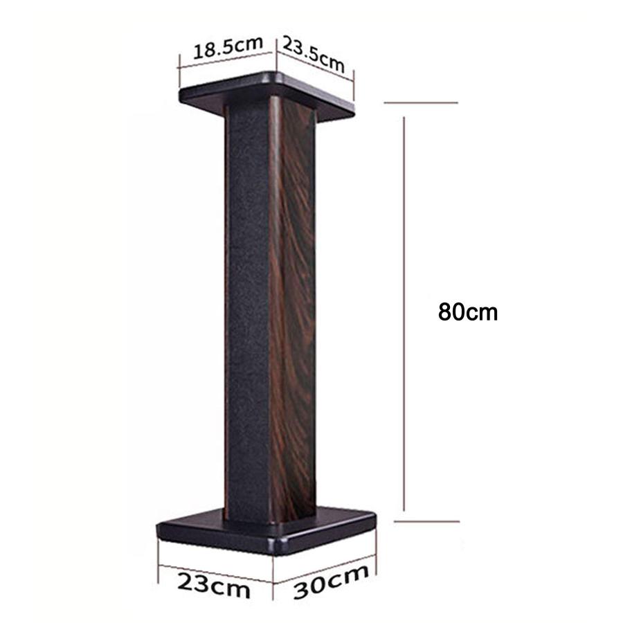 BQKOZFIN スピーカースタンド 高さ80cm スピーカー 台 木製 2台1組 天