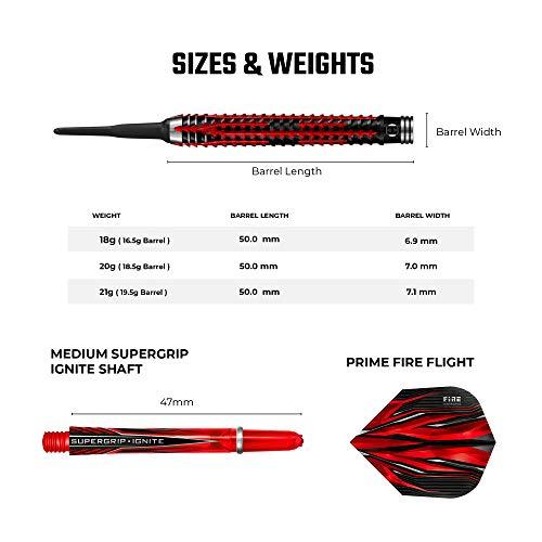 ダーツ バレル Harrows 【ハローズ】 ファイア インフェルノ 20g