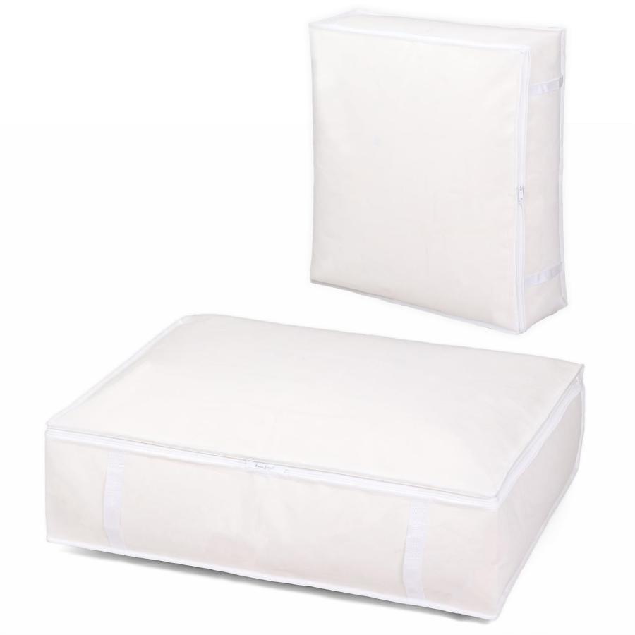 アストロ 羽毛布団収納袋 シングルサイズ 通気性の良い不織布製 布団収納 布団袋 収納バッグ 収納ケース 保管袋 ホコリ除け 持ち手付き 透明窓付き | 