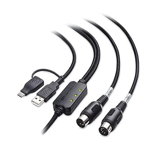 Cable Matters MIDI ケーブル 2m USB 変換ケーブル C : Shining Today