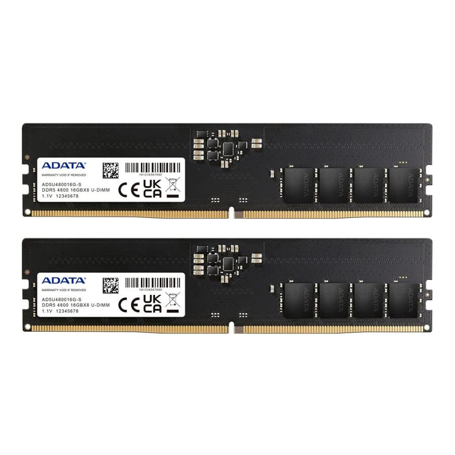 ADATA デスクトップPC用メモリ PC5-38400 (DDR5-4800)対応 16GB×2枚