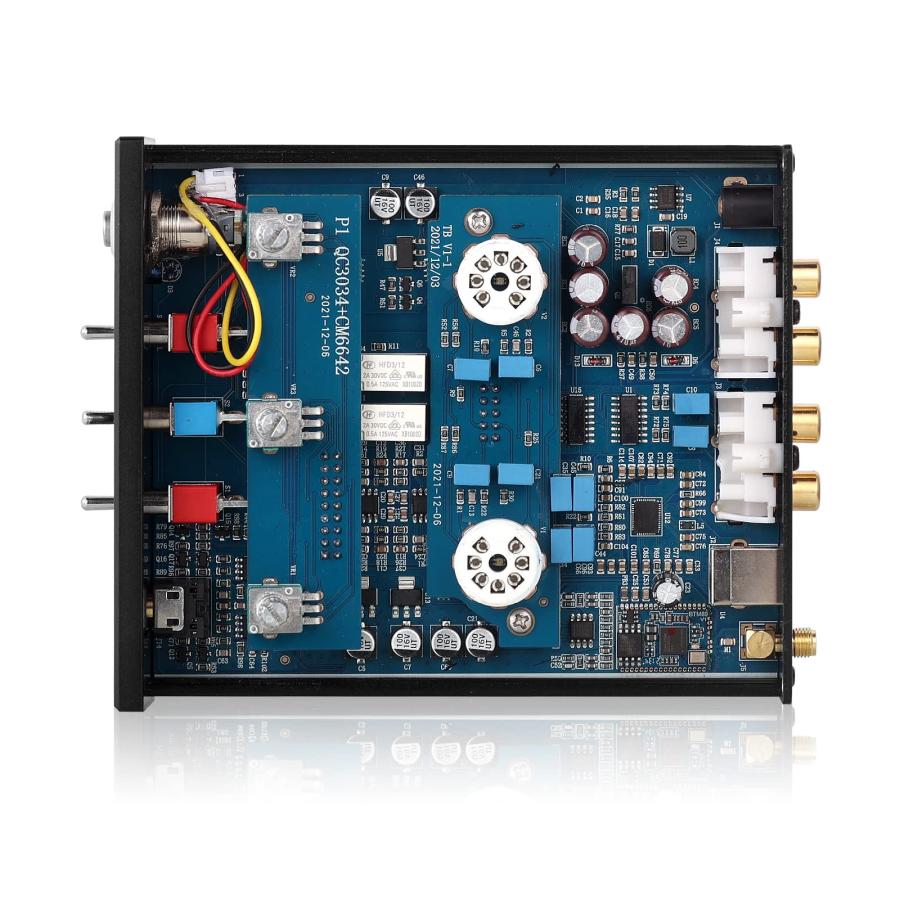 DAC プリアンプ ヘッドホンアンプ P1 PRO GE5654 真空管 Douk Audio P1 GE5654 真空管 プリアンプ HiFi Bluetooth 5.0