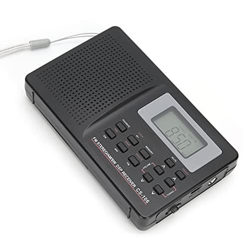 CS-106ミニラジオイヤインヘッドホン付きストラップ FM/AM/SW/MW/LW柔軟性ラジオ受信機家庭用ポータブル短波ラジオ｜shiningtoday｜05