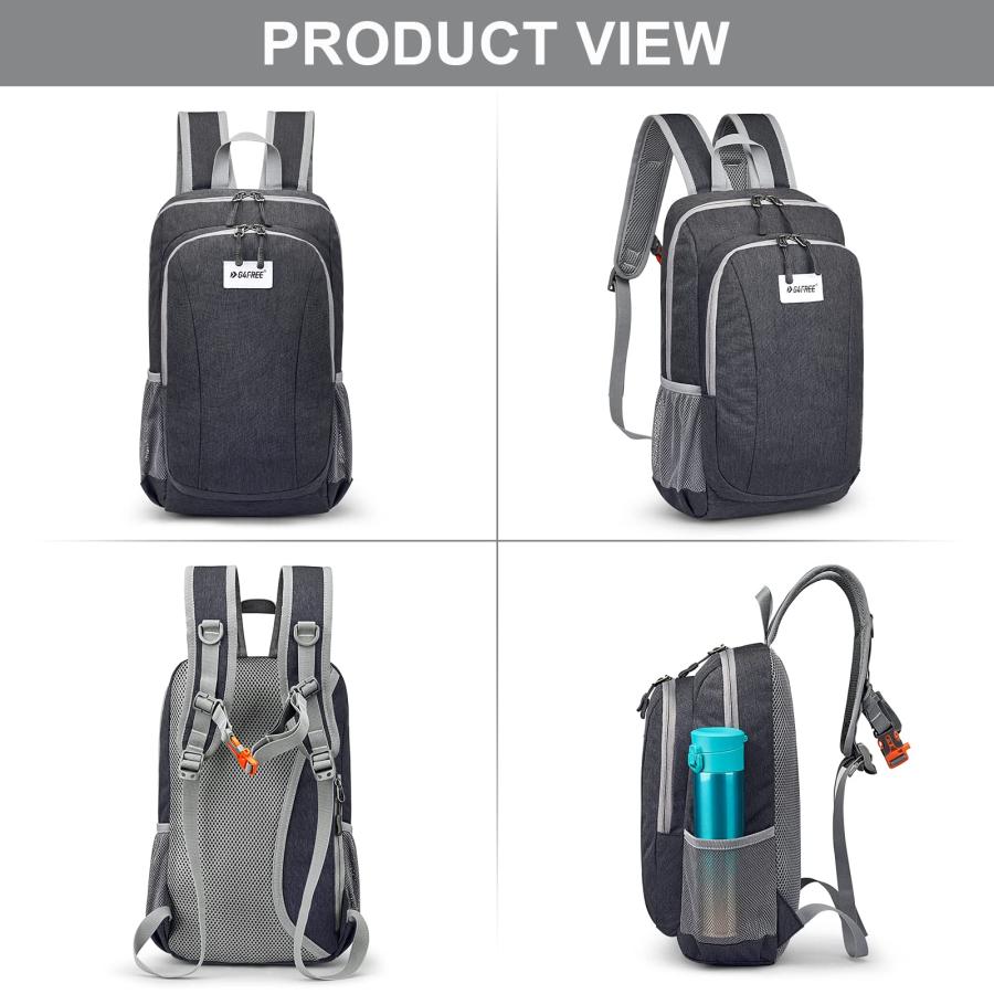 G4Free] ミニ 10L ハイキング バックパック 軽量 小型 デイパック 旅行