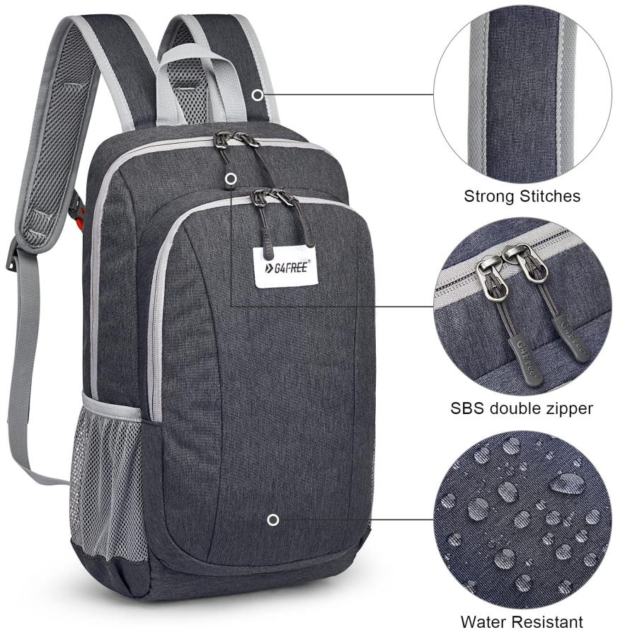 G4Free] ミニ 10L ハイキング バックパック 軽量 小型 デイパック 旅行