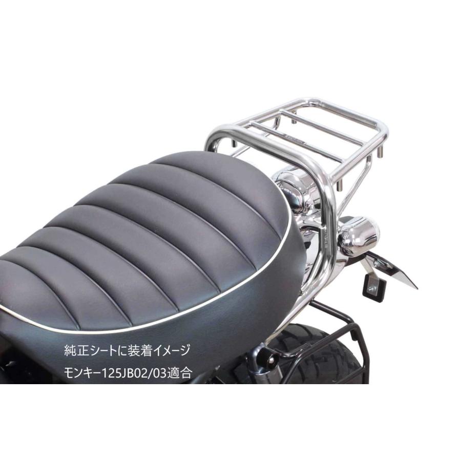 スペシャルパーツ武川(TAKEGAWA) ラージリアキャリア クロムメッキ 