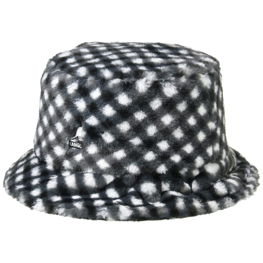Kangol] バケットハット Faux Fur Bucket BLACKGINGHAM (02) S(06