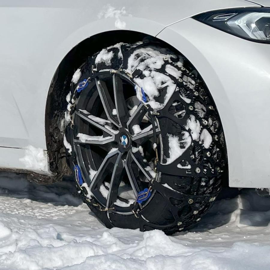 MASTORE 【規制品】タイヤチェーン 非金属 軽自動車 雪 チェーン 簡単 