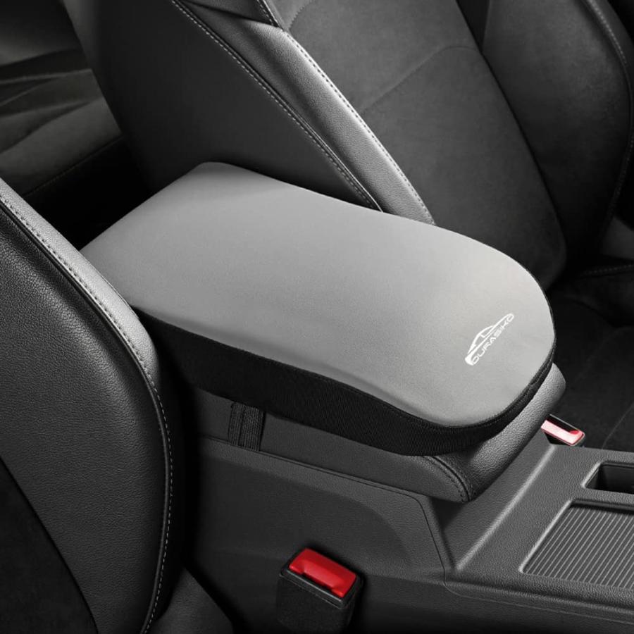 DURASIKO 最新発売 車肘置き コンソールボックスパッド 前後にスライド可 DURASIKO 高品質アップグレード 車用アームレスト 車肘置き コンソール