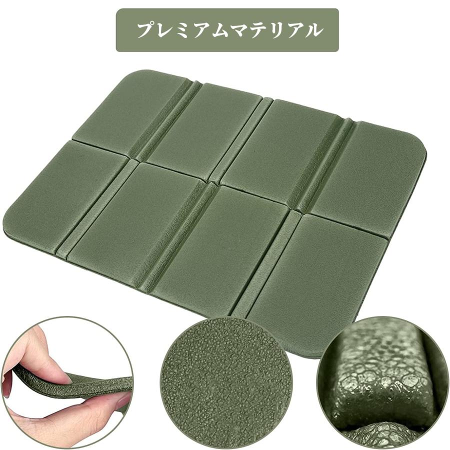 サウナマット 折りたたみ 8つ折り レジャーシート クッションマット