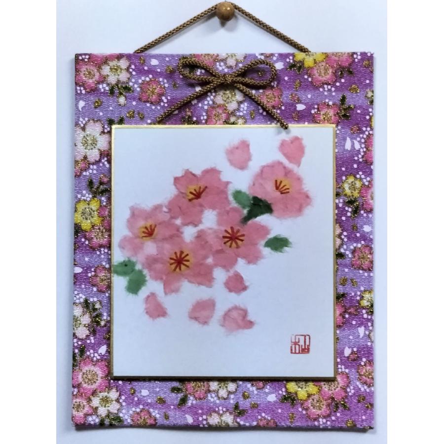 和紙ちぎり絵キットちぎり絵壁掛け「さくら」 : Shining Today - 通販