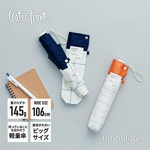 Waterfront 折りたたみ傘 雨傘 umbulatio ハンディールーフ バイカラーセージグリーン 60cm 直径106cm 超撥水 軽量傘 レ｜shiningtoday｜10