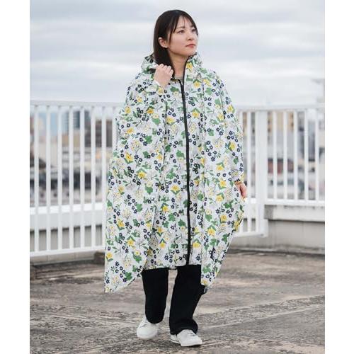 Kiu] ポンチョ Kiu RAIN PONCHO-Daily 01.フローラ オフ FREE