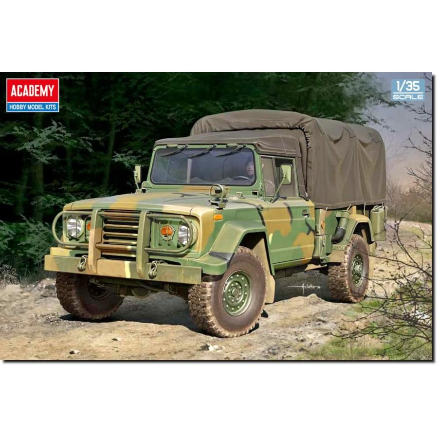 ① アカデミー(Academy) 1/35 韓国軍 K311A1 カーゴトラック プラモデル