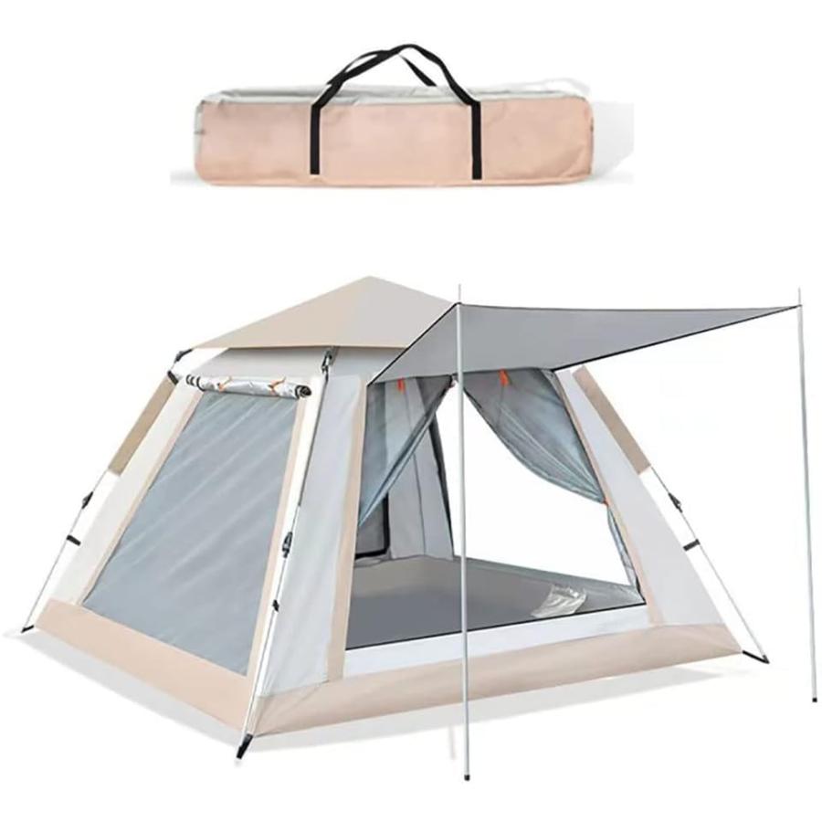 新品 大型ワンタッチテント 3～4人用 キャンプ 2023最新 テント ワンタッチ ワンタッチテント キャンプテント