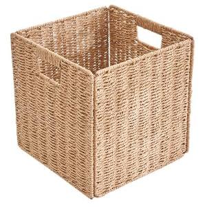 収納バスケット 折り畳み 再生紙バスケット 収納ボックス 引き出し