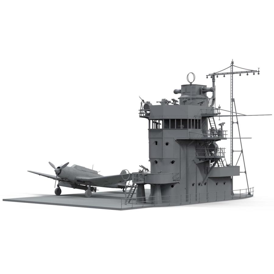 ボーダーモデル 1/35 日本海軍 空母 赤城 艦橋 w/飛行甲板 + 九七式艦上攻撃機 プラモデル BSF001 |  | 01