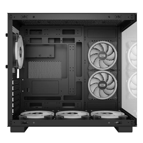 CPS 高透過率ガラス採用 ピラーレスPCケース C3T500-ARGB-BK : Shining