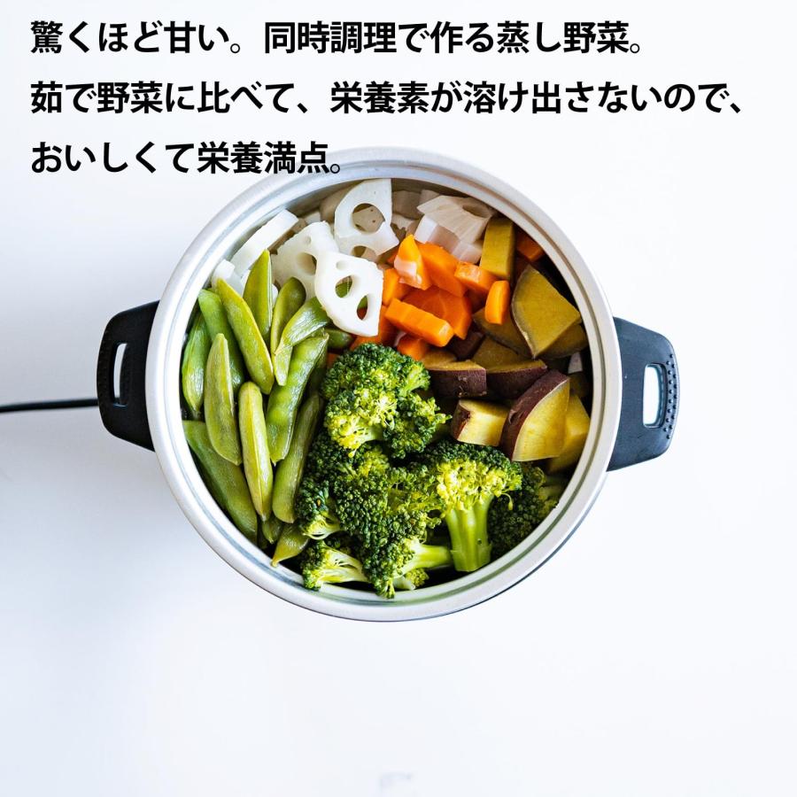 VETLER(ベトラー) 電気鍋 炊飯器 蒸し器 せいろ ゆでたまご 一人暮らし 71GJn+LLWLL._UF894,1000_QL80_.jpg