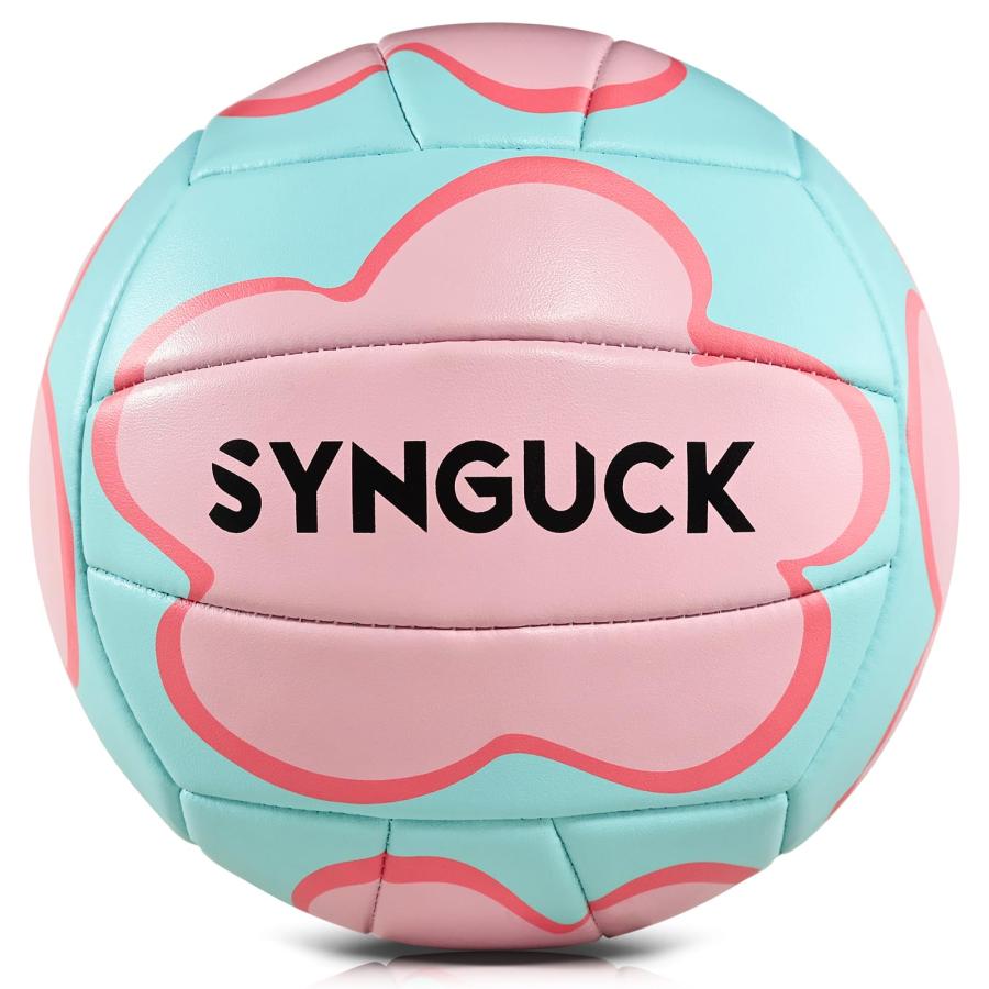 SYNGUCK バレーボール 5号球 ソフトバレーボール PU革 柔らかい 5号