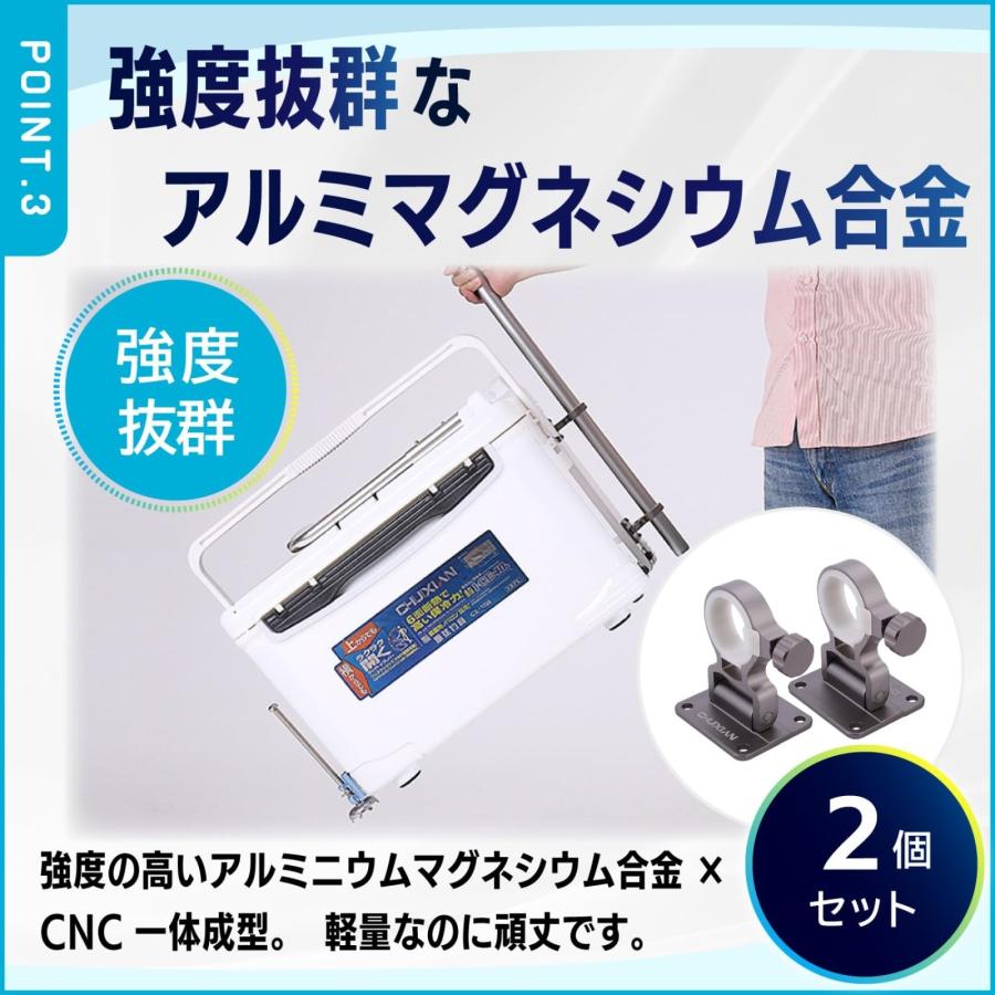 UB-Lab. クーラーボックス ロッドホルダー ロッドスタンド 釣り 竿受け 