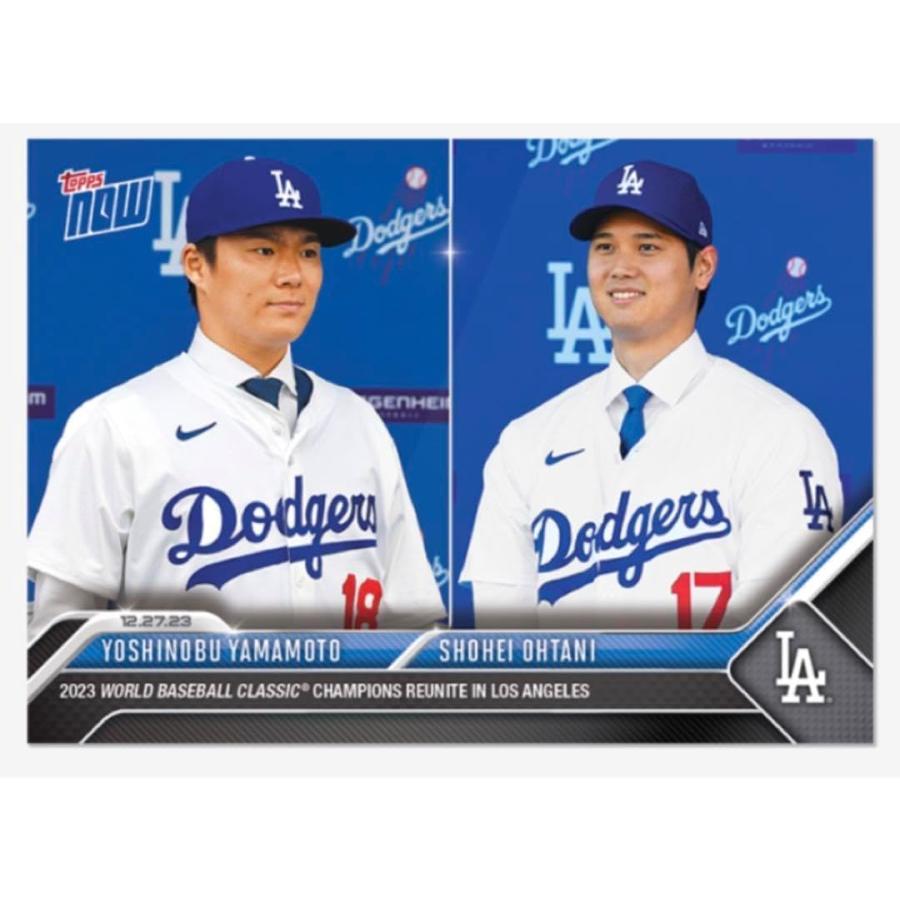 OS26 大谷翔平 山本由伸 TOPPS NOW ドジャース 入団記者会見 記念