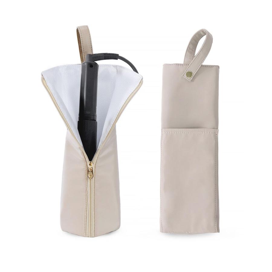 Easy-U ヘアアイロン ケース 耐熱 300度 吊り下げ ヘアアイロンポーチ