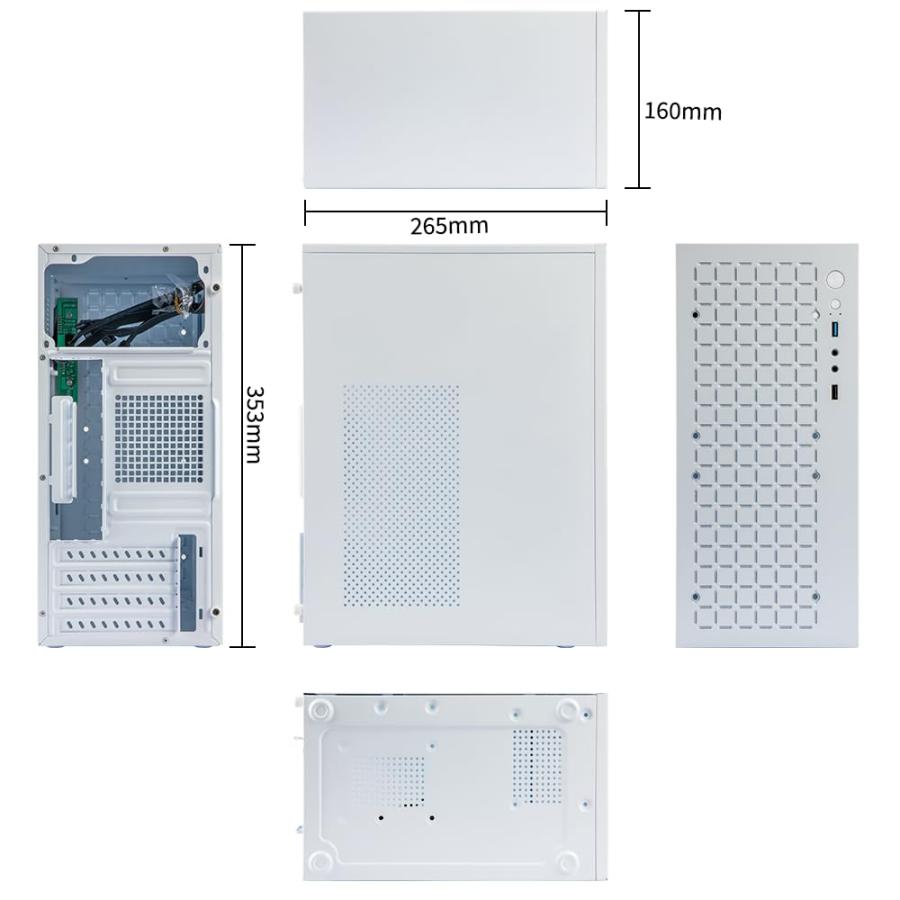 マイクロATXケース PCケース MATX ケース ミニ PC ITX マイクロATXケース PCケース MATX ケース ミニ PC ITX
