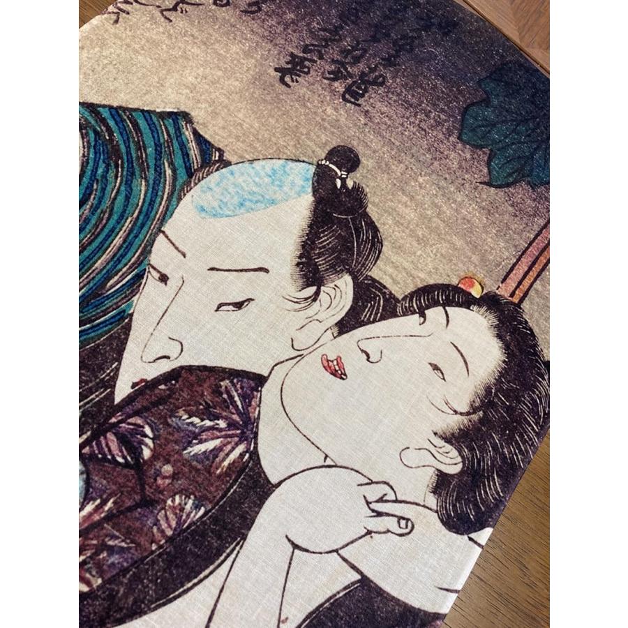 古今東西 浮世絵 春画 手ぬく?い 歌川国芳 花結色陰吉 : Shining