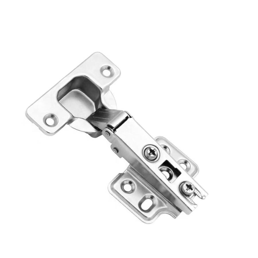 ひひし スライド蝶番 隠れヒンジ 35mm 銅の芯 油圧 全かぶせ 固定 スライド丁