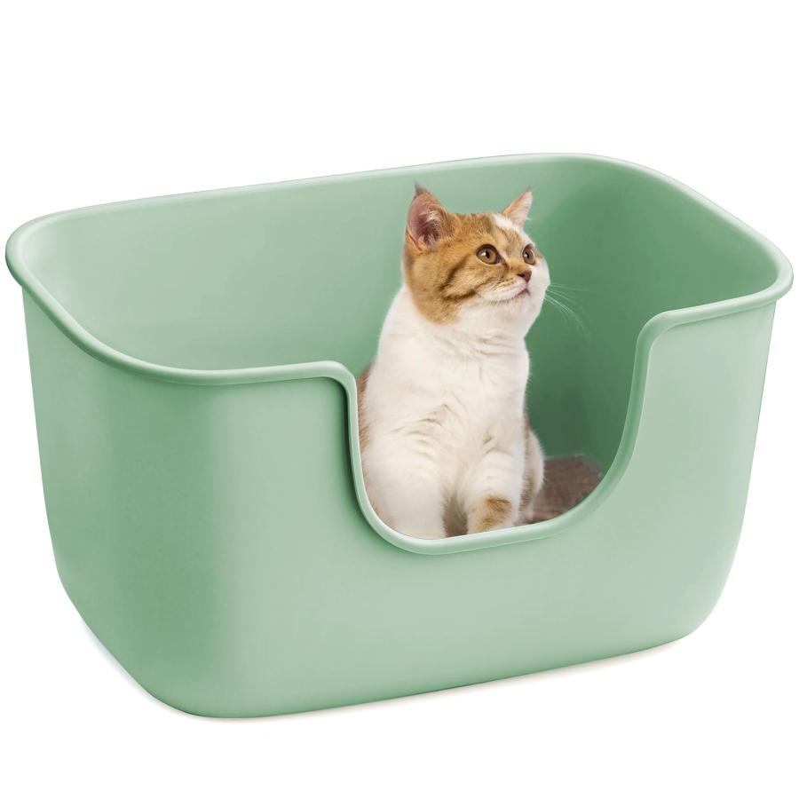 猫トイレ 大型 猫用トイレ本体 快適ワイド オープンタイプ 入口低め